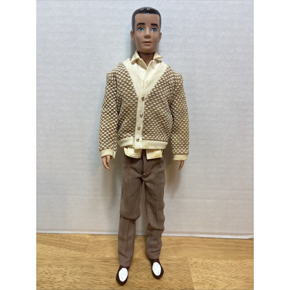Vintage Original 1960 Allan Doll Barbie Ken's Buddy Alan Fraternity Meeting